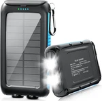 Kepswin 49800MAH Solar Power Bank Portable Phone Charger W/ Led Light. Fixed Price $25.99.