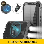 Owntech 30000MAH Solar Power Bank With 4 Cables & Usb Ports. Fixed Price $52.99.
