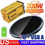 200W Wall Fast Charger Wireless Charging Pad For Samsung Iphone Android Us. Fixed Price $18.99.