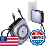 Nopber 6-IN-1 Magnetic Portable Charger 10000MAH 22.5W Fast Charging With Ac. Fixed Price $42.71.