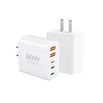 2-PACK 60W Multi-port Usb-c Fast Charging Module, 5-PORT Wall Charger, Comp.... Fixed Price $22.59.