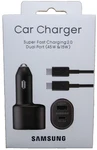 Samsung Super Fast Charging 2.0 Dual Port (45W & 15W) Car Charger Usb-c. Fixed Price $15.99.