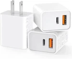 Csodince Pack Usb Wall Charger, 20W Durable Dual Port Qc+pd 3.0 Power.... Fixed Price $12.99.