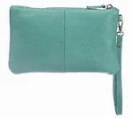 Chic Tech Pebbled Leather Wristlet 4000 Mah Cell Phone Charger Turquoise Qvc. Fixed Price $49.99.