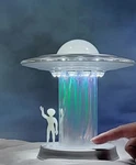 Cool Novelty Light Up Dorm Room Bedside Desk Table Top Alien Abduction Lamp. Fixed Price $85.00.