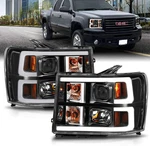 For 2007-2014 Gmc Sierra 1500 2500 3500 Dual C-type Led Tube Square Projector Bl. Fixed Price $508.99.