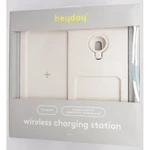 Heyday 10W Qi Wireless Charging Station For Phones & Airpods. Fixed Price $26.99.