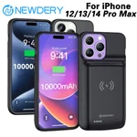 Newdery Battery Case For Iphone 14/13/12 Pro Max Wireless Charging Pack. Fixed Price $34.99.