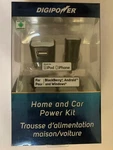 Digipower Home And Car Kit For Ipod Iphone Black White. Fixed Price $9.99.