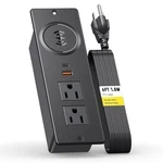 Recessed Power Strip With 20W Usb C, Etl Listed Flush Mount Desk Solid Black. Fixed Price $42.90.
