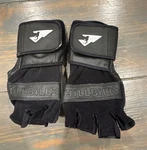 Hillbilly Wrist Guard Gloves - Half Finger. Fixed Price $29.00.