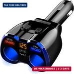 Car Charger, 150W 2-SOCKET Cigarette Lighter Splitter Qc 3.0 Dual Usb Ports. Fixed Price $28.65.