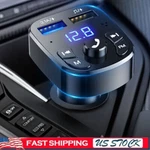 Bluetooth 5.0 Car Wireless Fm Transmitter Adapter 2USB Pd Charger Aux Hands-free. Fixed Price $6.19.