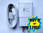 Adaptive Fast Charging Type Cable + Wall Charger Adapter Usb-c Cord 9V 1.67A. Fixed Price $11.09.