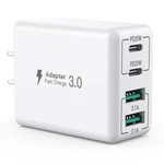 Sccvee Usb Wall Charger, 40W 4-PORT Block, Fast Charging Bloc.... Fixed Price $11.33.
