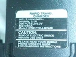 Rapid Travel Charger Model: Ew# FTC-LG2408 0.3V 70MA. Fixed Price $19.54.