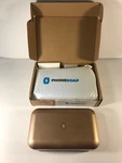 Phonesoap Cell Sanitizer Model 500-3 Dual Charger & Cord Gold. Fixed Price $25.00.