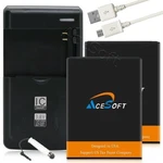 Long Life 2X 2450MAH Battery Charger Cable For Zte Midnight Pro Lte Z828TL Phone. Fixed Price $68.28.