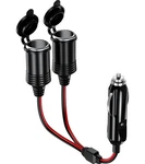 Kewig To Car Cigarette Lighter Splitter Adapter Socket, 12V 24V 8M/26FT. Fixed Price $10.10.