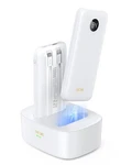 Portable Power Banks Pack 10000MAH 22.5W Fast Charging White Qecvec Charger. Fixed Price $89.99.