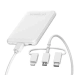 New Otterbox 3-IN-1 Mobile Charging Kit 5K Mah White. Fixed Price $21.95.