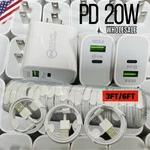 20W Pd Qc Fast Charger Adapter Usb To Iphone Cable For 11 12 13 14 Lot. Fixed Price $29.23.