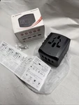 Saunorch Universal International Travel Power Adapter W/ High Speed 2.4A Usb, 3.. Fixed Price $9.95.