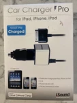Isound Car Charger Pro Ipad Iphone Hard Drive Ipod 2.1A New In Sealed Box. Fixed Price $18.99.