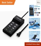 10-PORT Usb Charger Block 100W6A4C Multi Hub For Iphone/ipad/samsu.... Fixed Price $26.99.