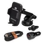 Smaza Wireless Car Charger Mount, Phone Holder, Windshield, Ac Air Vent, Dash. Fixed Price $49.99.