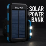 Solar Power Bank 20K Mah , 5V (original Zegwa) Waterproof. Fixed Price $35.00.