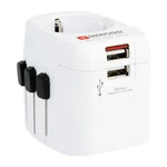 Skross Travel Adapter World Pro+ Usb Earthed White. Fixed Price $59.70.