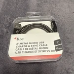 Fuse 3 /90CM Metal Micro Usb Charge And Sync Cable (phone/tablet). Fixed Price $13.02.