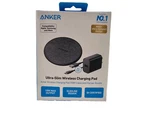 Anker 10W Wireless Charger Charging Pad With Usb Wall Adapter & Cable - New Open. Fixed Price $11.48.