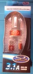 Solaray 3.1A Dual Usb Car Charger With Micro Cable Red. Fixed Price $10.00.
