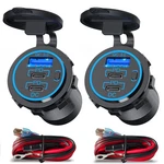 Usb Car Charger Socket 12V Outlet PACK,78W Rv Regular. Fixed Price $39.91.