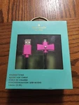 Kate Spade New York Bow Micro Usb Cable 3.3 Ft Charge & Sync Pink Black. Fixed Price $6.00.