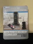 New Aduro Multi-use Usb 6 Port Charging Tower Station Power Type Pd,. Fixed Price $15.00.