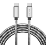 6FT Long Metal Pd Cable Type-c To Usb-c Fast Charge Cord Wire For Phones Tablets. Fixed Price $15.83.