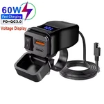 Qc 3.0 Motorcycle Dual Usb Phone Gps Super Fast Charger Adapter Waterproof. Fixed Price $16.90.