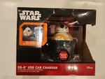 Disney's Star Wars BB-8 Usb Car Charger 2 Ports, Light, Motion & Sound. Fixed Price $28.99.