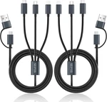 Multi Charging Cable 5 1, 2PCS 4FT Usb C/a Charger To.... Fixed Price $13.34.