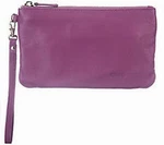 Chic Tech Pebbled Leather Wristlet 4000 Mah Cell Phone Charger Purple Qvc. Fixed Price $49.99.