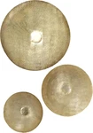 79 Plate Home Wall Decor Large Metallic Disk Sculpture, Set Of 3. Fixed Price $614.40.