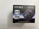 Otao 70W Gan Fast Charger Pd QC3.0 Usb-c Usb-a 3-PORT Wall A70 Black New. Fixed Price $25.92.