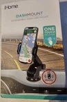 Ihome Extendable Telescopic Car Mount Matte Black Universal Dashboard Windshield. Fixed Price $9.25.