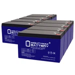 Mighty Max 12V 7AH Gel F1 Battery Replaces Rico Suction Labs PB-12 8 Pack. Fixed Price $149.99.