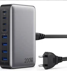 Multiple Charger 200W Usb Gan Iii 8-PORT 65W Black Pink. Fixed Price $91.99.