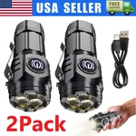2PCS Three-eyed Mini Flashlight Super Power Waterproof Outdoor Travel. Fixed Price $6.83.