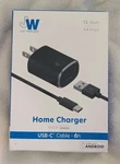 Just Wireless 12W 1-PORT Usb-c Home Charger With 6FT Tpu Jw Black. Fixed Price $8.99.